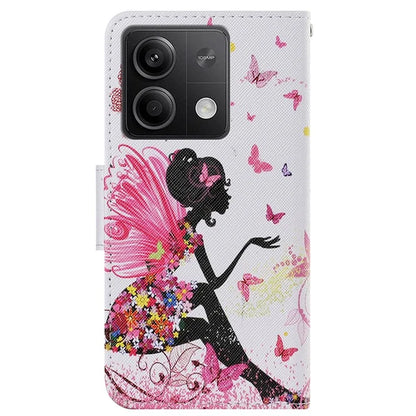 For Xiaomi Redmi Note 13 5G Case Pattern Printing Protective Leather Folio Phone Cover