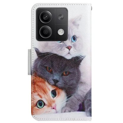 For Xiaomi Redmi Note 13 5G Case Pattern Printing Protective Leather Folio Phone Cover
