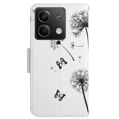 For Xiaomi Redmi Note 13 5G Case Pattern Printing Protective Leather Folio Phone Cover