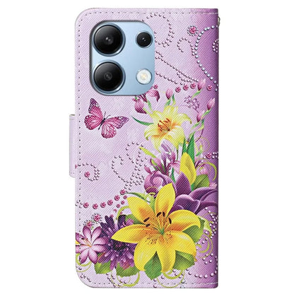 For Xiaomi Redmi Note 13 4G Case PU Leather Stand Wallet Phone Cover Pattern Printing