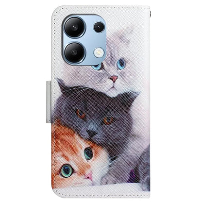 For Xiaomi Redmi Note 13 4G Case PU Leather Stand Wallet Phone Cover Pattern Printing