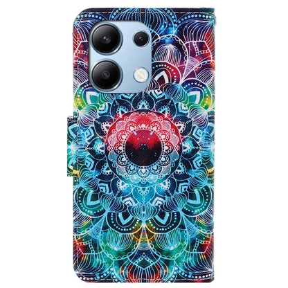 For Xiaomi Redmi Note 13 4G Case PU Leather Stand Wallet Phone Cover Pattern Printing