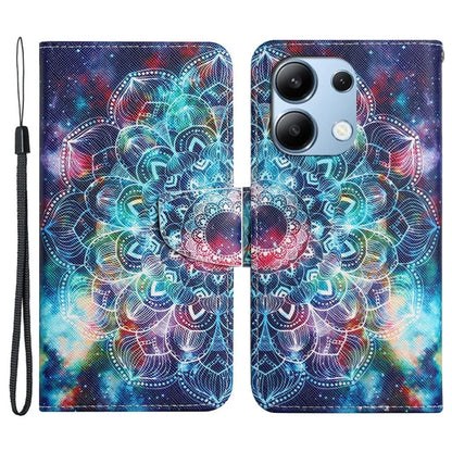 For Xiaomi Redmi Note 13 4G Case PU Leather Stand Wallet Phone Cover Pattern Printing