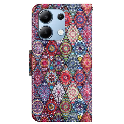 For Xiaomi Redmi Note 13 4G Case PU Leather Stand Wallet Phone Cover Pattern Printing