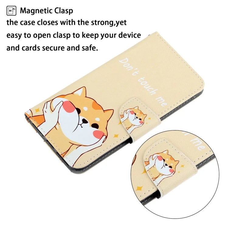 For Xiaomi Redmi Note 13 Pro 4G / Poco M6 Pro 4G Leather Case Pattern Printing Wallet Phone Cover