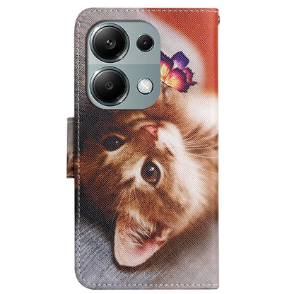 For Xiaomi Redmi Note 13 Pro 4G / Poco M6 Pro 4G Leather Case Pattern Printing Wallet Phone Cover