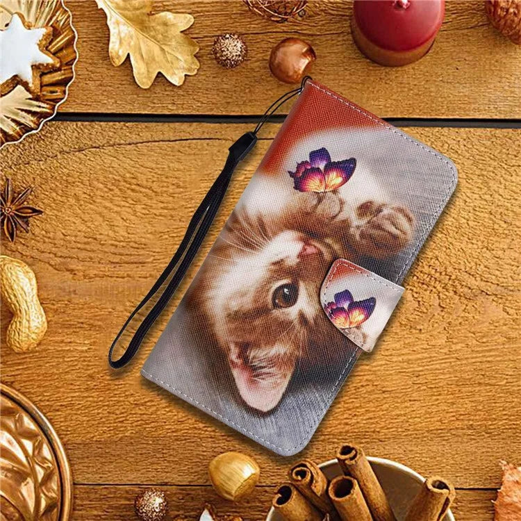 For Xiaomi Redmi Note 13 Pro 4G / Poco M6 Pro 4G Leather Case Pattern Printing Wallet Phone Cover