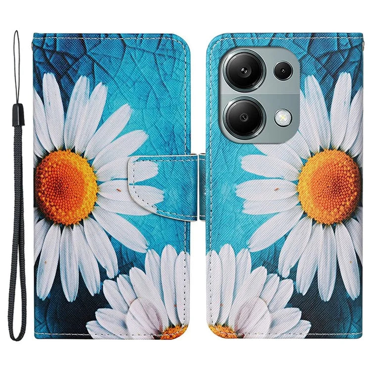 For Xiaomi Redmi Note 13 Pro 4G / Poco M6 Pro 4G Leather Case Pattern Printing Wallet Phone Cover