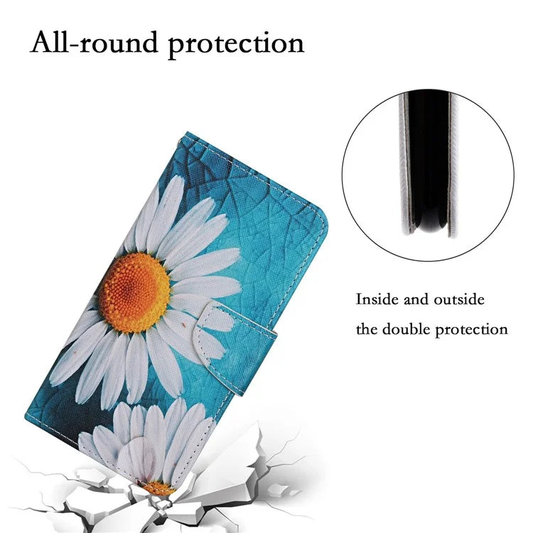 For Xiaomi Redmi Note 13 Pro 4G / Poco M6 Pro 4G Leather Case Pattern Printing Wallet Phone Cover