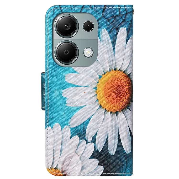 For Xiaomi Redmi Note 13 Pro 4G / Poco M6 Pro 4G Leather Case Pattern Printing Wallet Phone Cover