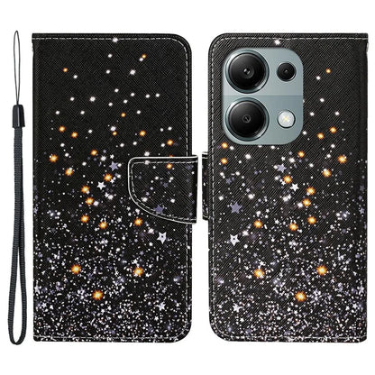 For Xiaomi Redmi Note 13 Pro 4G / Poco M6 Pro 4G Leather Case Pattern Printing Wallet Phone Cover