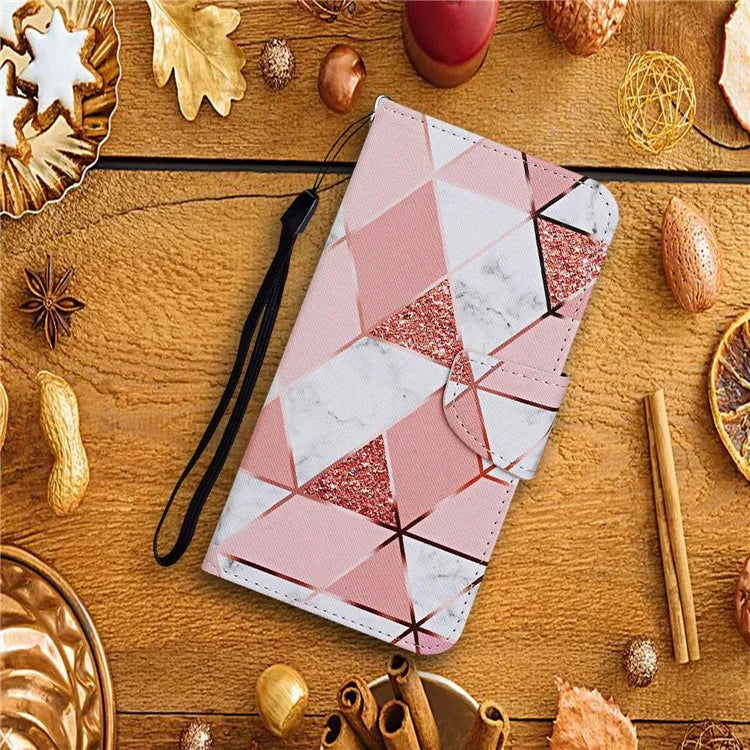 For Xiaomi Redmi Note 13 Pro 4G / Poco M6 Pro 4G Leather Case Pattern Printing Wallet Phone Cover