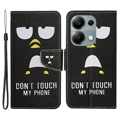 For Xiaomi Redmi Note 13 Pro 4G / Poco M6 Pro 4G Leather Case Pattern Printing Wallet Phone Cover