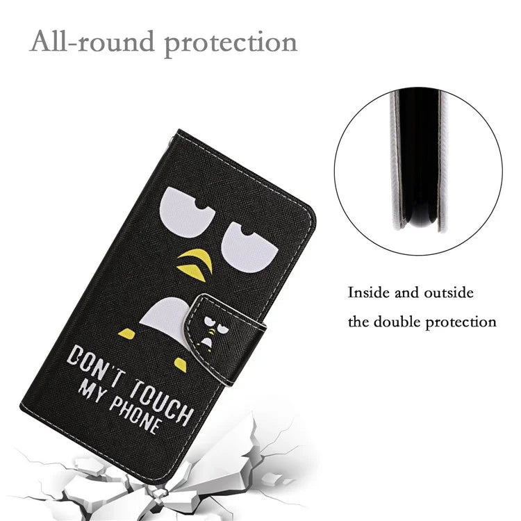 For Xiaomi Redmi Note 13 Pro 4G / Poco M6 Pro 4G Leather Case Pattern Printing Wallet Phone Cover