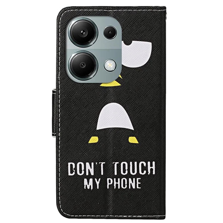 For Xiaomi Redmi Note 13 Pro 4G / Poco M6 Pro 4G Leather Case Pattern Printing Wallet Phone Cover