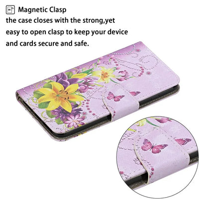 For Xiaomi Redmi Note 13 Pro 4G / Poco M6 Pro 4G Leather Case Pattern Printing Wallet Phone Cover