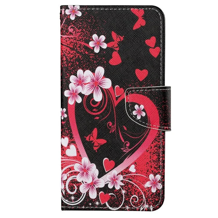 For Xiaomi Redmi Note 13 Pro 4G / Poco M6 Pro 4G Leather Case Pattern Printing Wallet Phone Cover