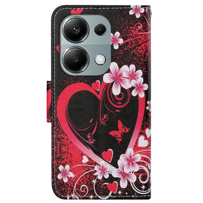 For Xiaomi Redmi Note 13 Pro 4G / Poco M6 Pro 4G Leather Case Pattern Printing Wallet Phone Cover
