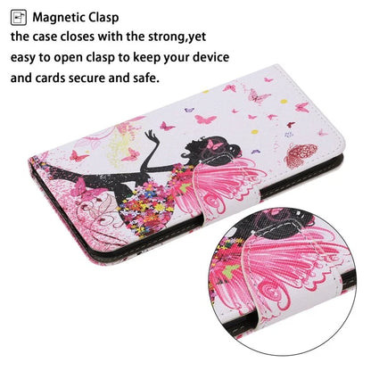 For Xiaomi Redmi Note 13 Pro 4G / Poco M6 Pro 4G Leather Case Pattern Printing Wallet Phone Cover