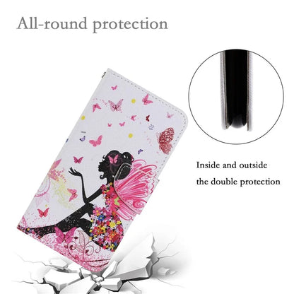 For Xiaomi Redmi Note 13 Pro 4G / Poco M6 Pro 4G Leather Case Pattern Printing Wallet Phone Cover