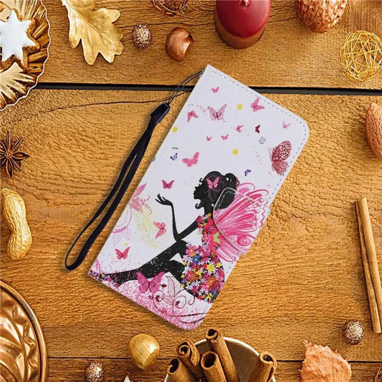For Xiaomi Redmi Note 13 Pro 4G / Poco M6 Pro 4G Leather Case Pattern Printing Wallet Phone Cover