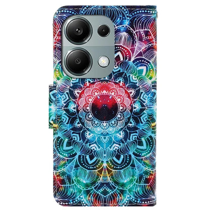 For Xiaomi Redmi Note 13 Pro 4G / Poco M6 Pro 4G Leather Case Pattern Printing Wallet Phone Cover