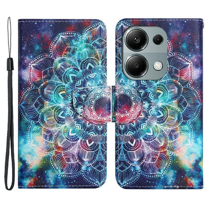 For Xiaomi Redmi Note 13 Pro 4G / Poco M6 Pro 4G Leather Case Pattern Printing Wallet Phone Cover