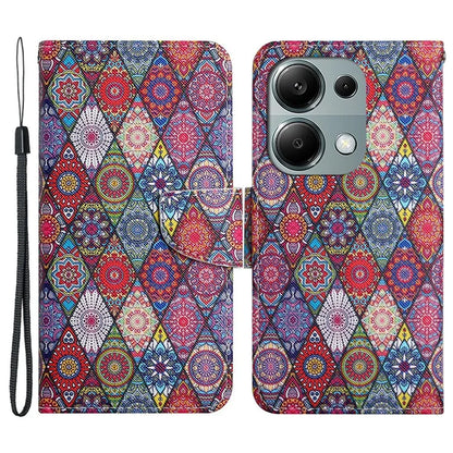 For Xiaomi Redmi Note 13 Pro 4G / Poco M6 Pro 4G Leather Case Pattern Printing Wallet Phone Cover