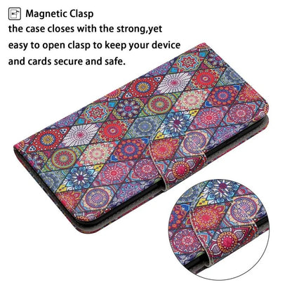 For Xiaomi Redmi Note 13 Pro 4G / Poco M6 Pro 4G Leather Case Pattern Printing Wallet Phone Cover
