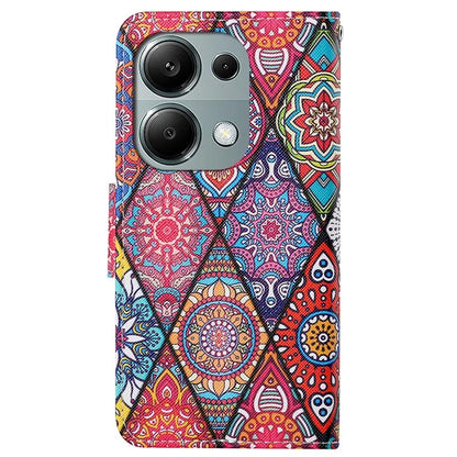For Xiaomi Redmi Note 13 Pro 4G / Poco M6 Pro 4G Leather Case Pattern Printing Wallet Phone Cover