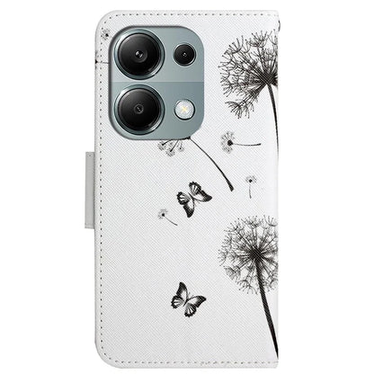 For Xiaomi Redmi Note 13 Pro 4G / Poco M6 Pro 4G Leather Case Pattern Printing Wallet Phone Cover