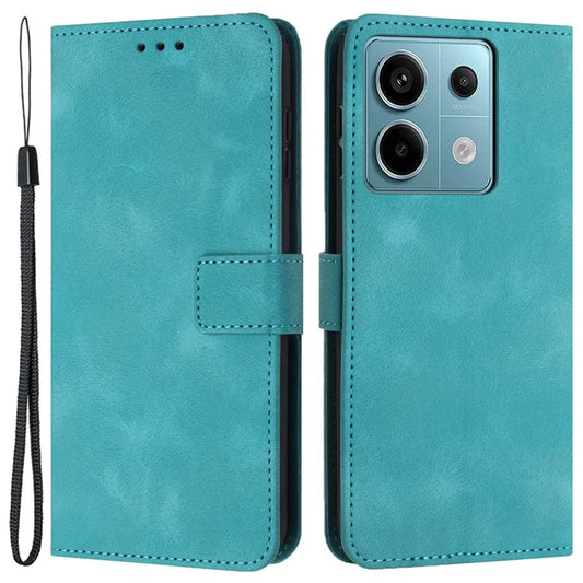 For Xiaomi Redmi Note 13 Pro 5G / Poco X6 5G Case Wallet Skin-touch PU Leather Flip Phone Cover