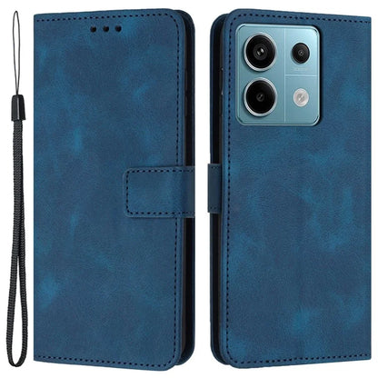 For Xiaomi Redmi Note 13 Pro 5G / Poco X6 5G Case Wallet Skin-touch PU Leather Flip Phone Cover