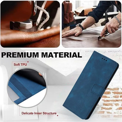 For Xiaomi Redmi Note 13 Pro 5G / Poco X6 5G Case Wallet Skin-touch PU Leather Flip Phone Cover