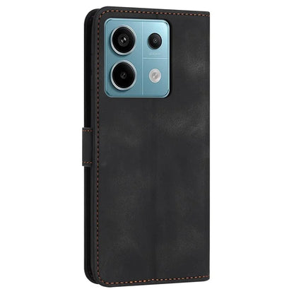 For Xiaomi Redmi Note 13 Pro 5G / Poco X6 5G Case Wallet Skin-touch PU Leather Flip Phone Cover