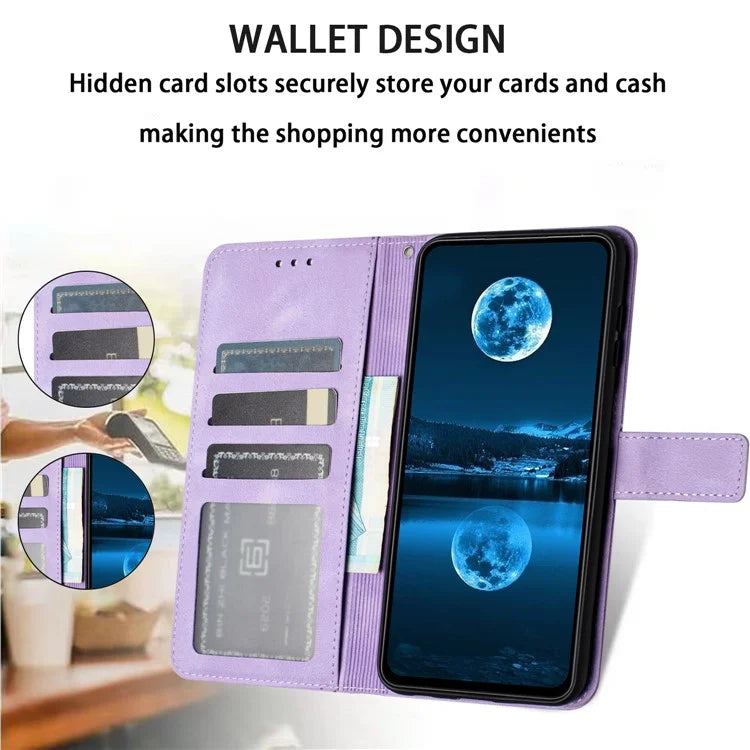 For Xiaomi Redmi Note 13 Pro 4G / Poco M6 Pro 4G Wallet Case Solid Color PU Leather Stand Phone Cover