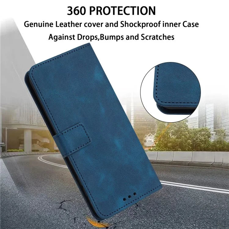 For Xiaomi Redmi Note 13 Pro 4G / Poco M6 Pro 4G Wallet Case Solid Color PU Leather Stand Phone Cover