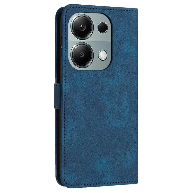 For Xiaomi Redmi Note 13 Pro 4G / Poco M6 Pro 4G Wallet Case Solid Color PU Leather Stand Phone Cover