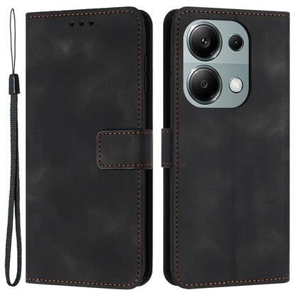 For Xiaomi Redmi Note 13 Pro 4G / Poco M6 Pro 4G Wallet Case Solid Color PU Leather Stand Phone Cover