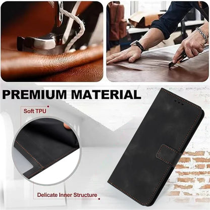 For Xiaomi Redmi Note 13 Pro 4G / Poco M6 Pro 4G Wallet Case Solid Color PU Leather Stand Phone Cover