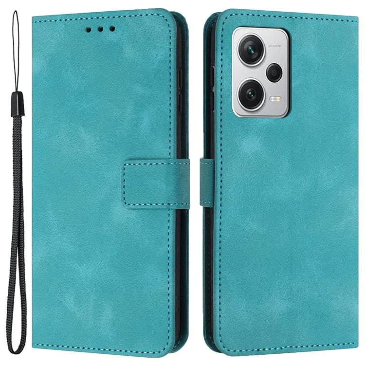 For Xiaomi Redmi Note 12 5G (China) / (India) / (Global) / Poco X5 5G Case Skin-touch Leather Phone Cover
