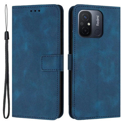 For Xiaomi Redmi 12C 4G Case Folio Bookstytle Skin-touch PU Leather Phone Cover