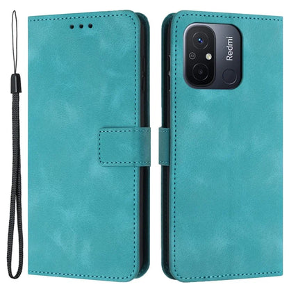 For Xiaomi Redmi 12C 4G Case Folio Bookstytle Skin-touch PU Leather Phone Cover