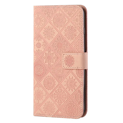 For Xiaomi Redmi Note 13 Pro 4G / Poco M6 Pro 4G Phone Case Ethnic Style Flower Imprinted Leather Flip Cover