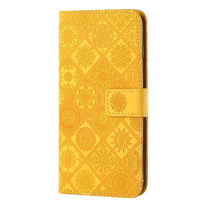For Xiaomi Redmi Note 13 Pro 4G / Poco M6 Pro 4G Phone Case Ethnic Style Flower Imprinted Leather Flip Cover