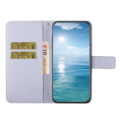 For Xiaomi Redmi Note 13 Pro 4G / Poco M6 Pro 4G Phone Case Ethnic Style Flower Imprinted Leather Flip Cover