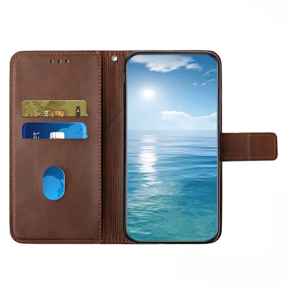 For Xiaomi Redmi Note 13 5G Leather Case Line Pattern Wallet Phone Cover