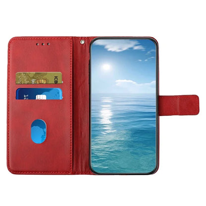 For Xiaomi Redmi Note 13 5G Leather Case Line Pattern Wallet Phone Cover