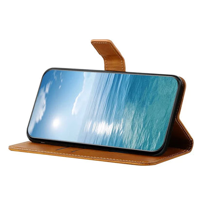 For Xiaomi Redmi Note 13 5G Leather Case Line Pattern Wallet Phone Cover