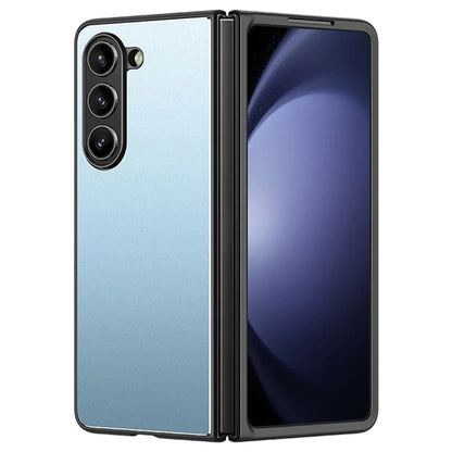 For Samsung Galaxy Z Fold 5G Matte Case Metal+PC+TPU Cell Phone Protective Cover